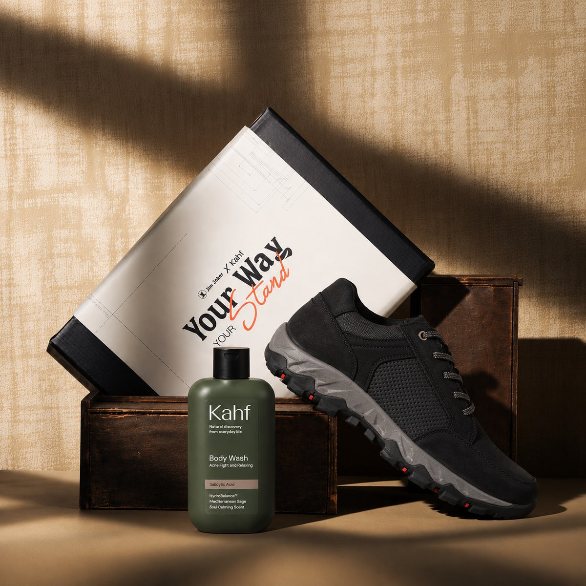 JIM JOKER Pure 2CG Black + KAHF Relaxing And Acne Fight Body Wash 200ML